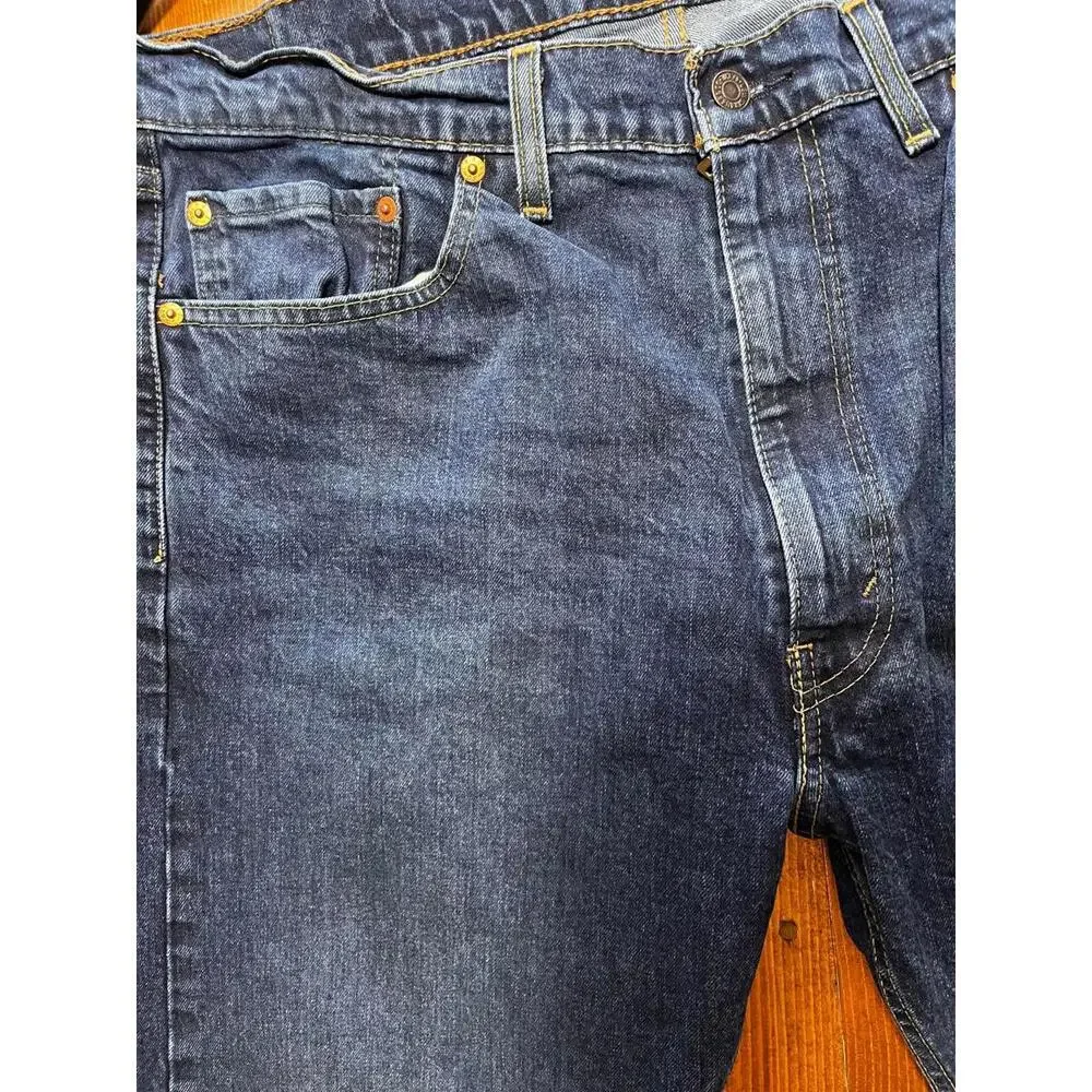 Levis 505 Regular Fit‎ Jeans Mens 40x30 Blue Straight Leg